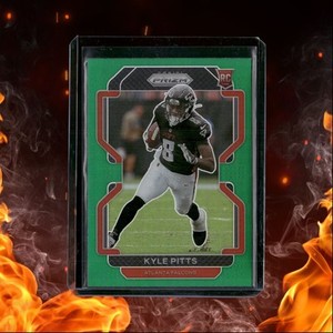 2021 Panini Prizm Kyle Pitts Green Prizm Rookie #341