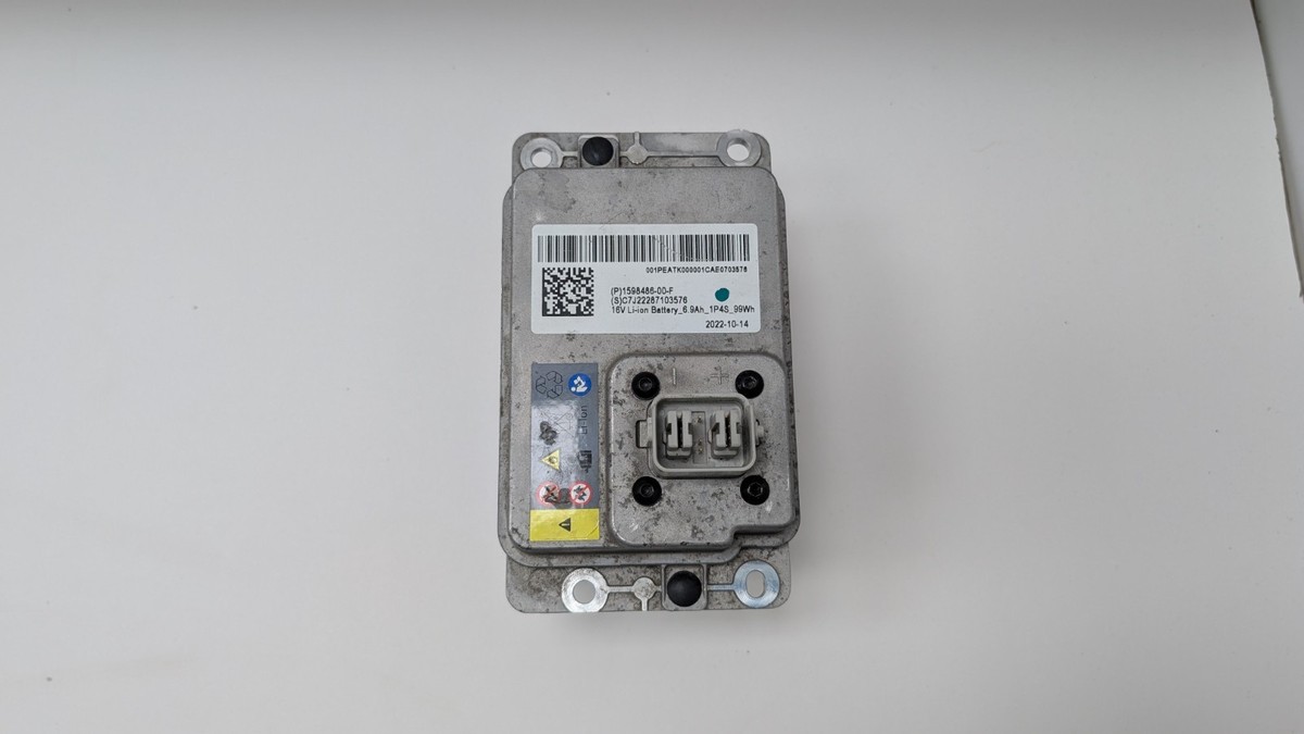 Tesla Model Li-ion Low Voltage Battery Charged 1598486-00-F OEM | eBay