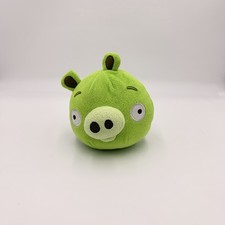Angry Birds Plush Toy Unisex Small Green Pig Bad Piggies 2010 Commonwealth 5in