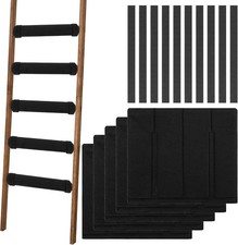 5 Pcs Bunk Bed Ladder Pads Non Slip Foam Covers 11 x 9.8 Inch With 10 Straps Set