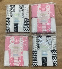 Primark Girls 10 Pack Shorts Knickers Underwear 100% Cotton 2 -15 Years