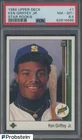 1989 Upper Deck Star Rookie #1 Ken Griffey Jr Seattle Mariners RC HOF PSA 8.5