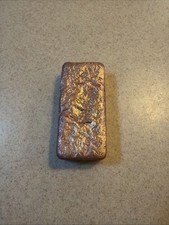 Copper Bar .999 Fine Bullion 1LB +  Melted Bare Bright Copper Hand Poured.