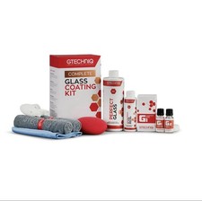 Gtechniq Complete Glass Coating Kit Windscreen Cleaner Polisher Dirt Repeller