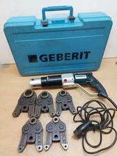 Novopress Geberit PWH-40 pressing machine crimping pliers 5 x Mepla pressing jaws Viega