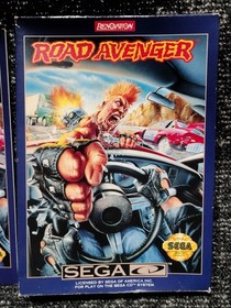 Road Avenger (Sega CD, 1992) CIB Complete Box Manual and MINT Disc