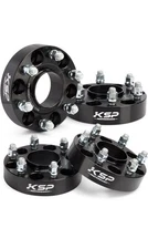 KSP 4Pcs 1.5" 6X5.5 M14x1.5 78.1mm hub Wheel Spacers for Silverado Sierra Tahoe