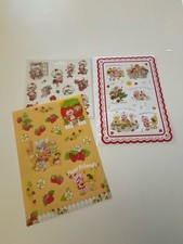 Strawberry Shortcake Inspired Sticker Sheets Lot Licensed  Mixed Kawaii Cute