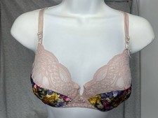 Vintage Oscar De La Renta Lingerie Bra 36B Underwire Rear Snap M500 15
