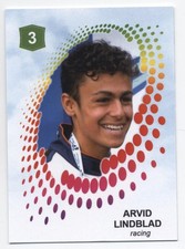 2023 DoC Deck of Cards Arvid Lindblad racing formula 1 Rookie