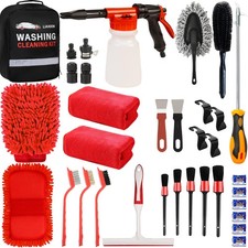 LIANXIN Car Wash Kit with Foam Gun, Car Cleaning, Car Wash Detailing Kit Large