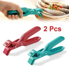 2Pcs Silicone Anti-Scald Bowl Clips Non-Slip ...