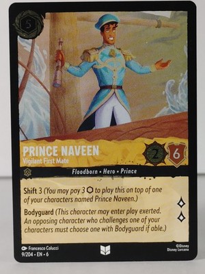 Prince Naveen - Vigilant First Mate - FOIL - Azurite Sea #9 - LORCANA -NM