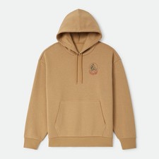 BRIXTON MARLEY HOODED SWEATSHIRT GR: M KHAKI