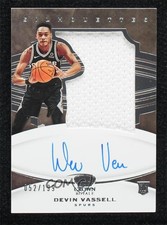 2020 Panini Crown Royale Rookie Silhouettes 52/199 Devin Vassell #137 Auto 1p0v