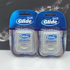 OLD VERSION Oral-B Pro Health Glide Deep Clean Floss, Cool Mint Pack of 2