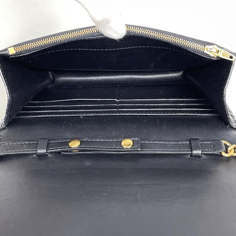 Balenciaga B. 593615 Be Dot Chain Shoulder Bag Black Leather #BS1671 thumbnail 7
