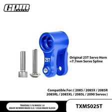 GPM Alloy 6061 Original 25T Servo Horn TRAXXAS 1/10 Maxx 1.0 / 2.0 Maxx Slash