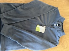 Mountain Warehouse Camber 2 Kids Fleece Zip Up Jumper In Grey Age 9-10 BNWT