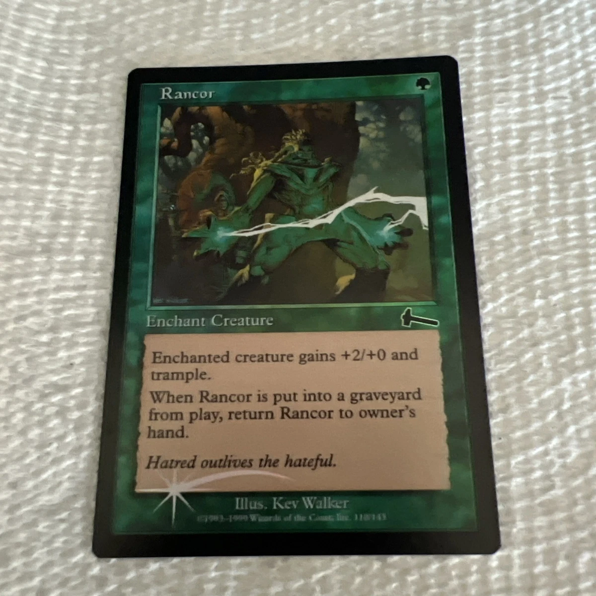 マジック：ザ・ギャザリング MTG Rancor Foil Urza's Legacy Rancor Urza's Legacy Foil for sale online | eBay