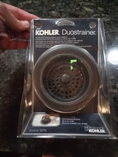 Kohler Duostrainer Sink Stainer Less Tailpiece Oil-Rubbed Bronze Quick-Lock New