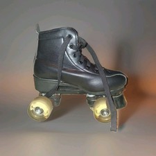 Light Up Wheels Roller Skates PERZCARE High-top Quads Blk Women 7.0 Men's 5.5