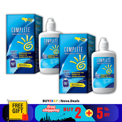 2 X Complete MULTI-PURPOSE SOLUTION Easy Rub Formula 2fl oz (60ml) Travel Size