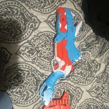 Blue Red White Foam Dart Blaster Toy Gun - Red White  Blue Dart Blaster