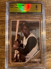 1962 Topps - Roberto Clemente #10 Graded MBA ...