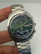 Vintage Orient Multi Year Calendar Automatic Day Date Men’s Watch Steel