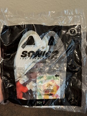2022 McDonald's Knuckles #7 Happy Meal Toys Sonic 2  New, Sealed Toy 