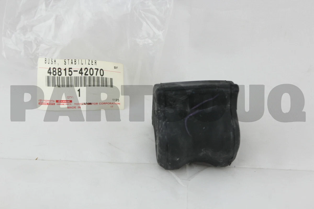 4881542070 Genuine Toyota BUSH, FRONT STABILIZER BAR, LH 48815 
