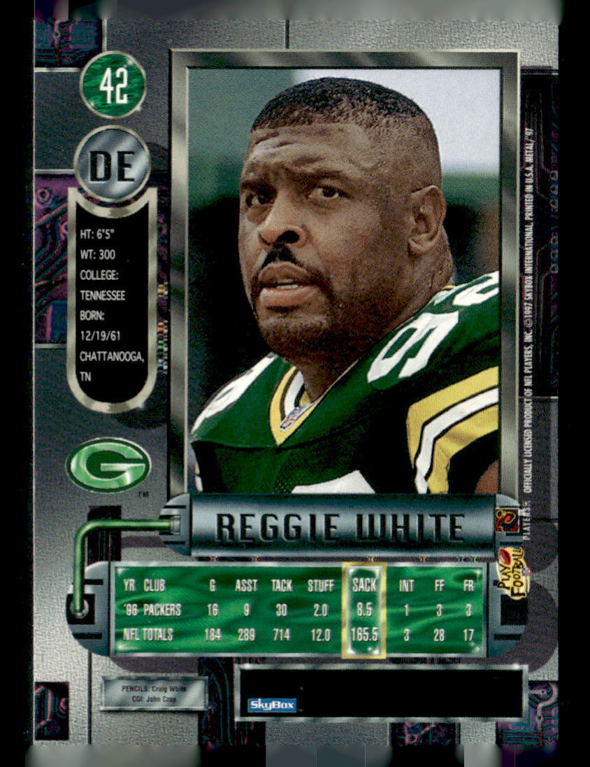 1997 Metal Universe #42 Reggie White | eBay 1997 Metal Universe #42 Reggie White | eBay
