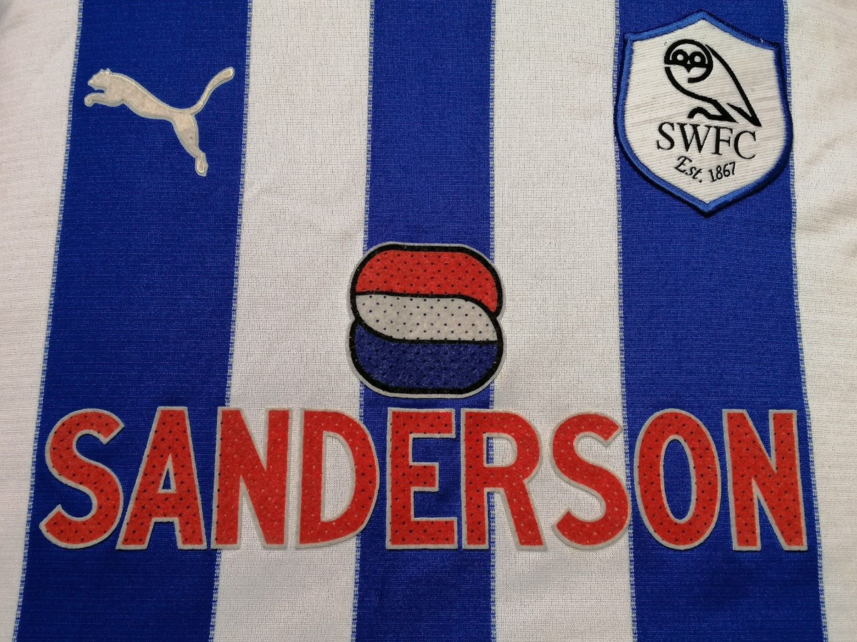 シェフィールド・ウェンズデイFC イングランド PUMA L SWFC vintage SHEFFIELD WEDNESDAY 1999-2000 home shirt Puma XL