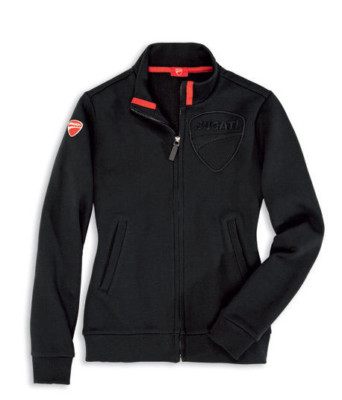 DUCATI COMPANY women's sweatshirt jacket sweatjacket sweater DY black new