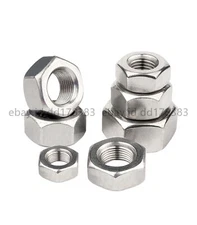 316 Stainless Steel DIN934 Hexagon Nuts Hex Nuts M3 M4 M5 M6 M8 M10 M12 M14 M64