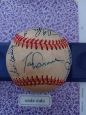 RARE 1981 Los Angeles Dodgers Team Signed Baseball w/ Scully, Beckett LOA