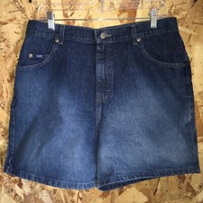 Vintage Lee Women  s Mom Shorts Size 14M Jean Denim