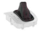 FOR VW GOLF MK5 V DSG automatic  GEAR SHIFT BOOT GAITER LEATHER STITCH RED