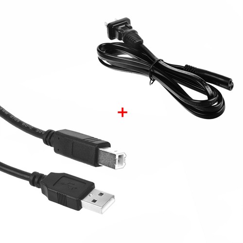 USB Cable+ Power Cord for HP Officejet Pro 4620 6968 6978 8710 8100