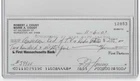 Bob Cousy American Federation TV & Radio Artists AFTRA SAG Check Auto Autograph