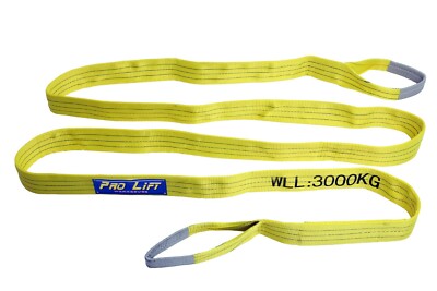 Hebeband Hebegurt 3t 2 Schlaufen Länge Rundschlinge 6m 2-lagig WS36J W2379