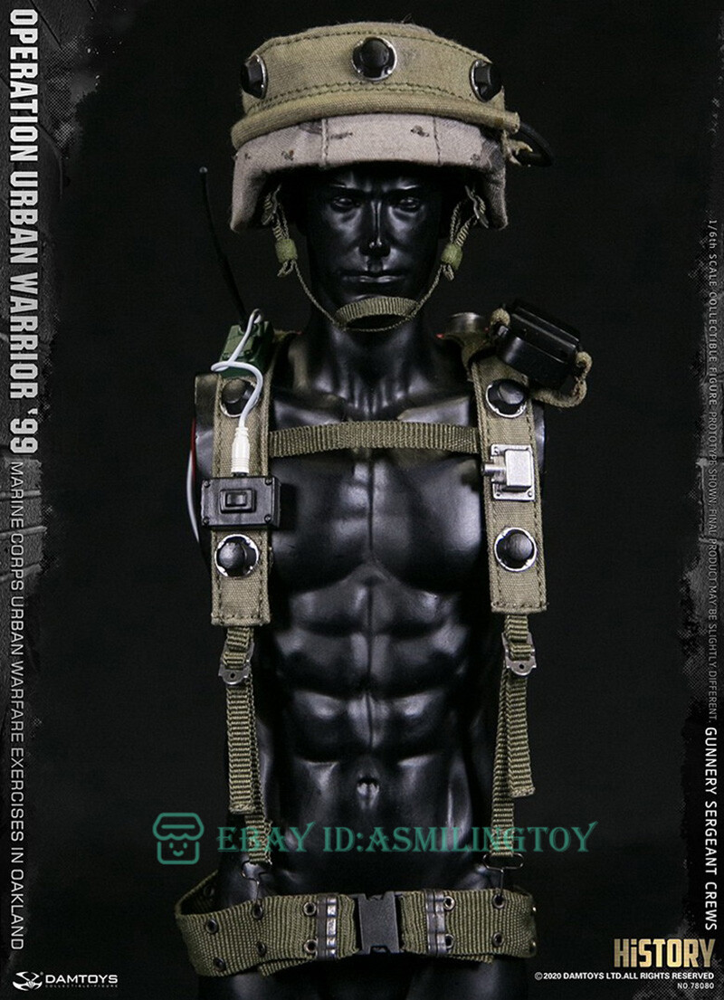 DAMTOYS 78080 Operation Urban Warrior Gunnery sergeant Crews 1/6