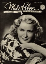 MEIN FILM 2/1945 – MARTE HARELL, FRANCOIS PERIER, CHARLIE CHAPLIN, GRETA GARBO