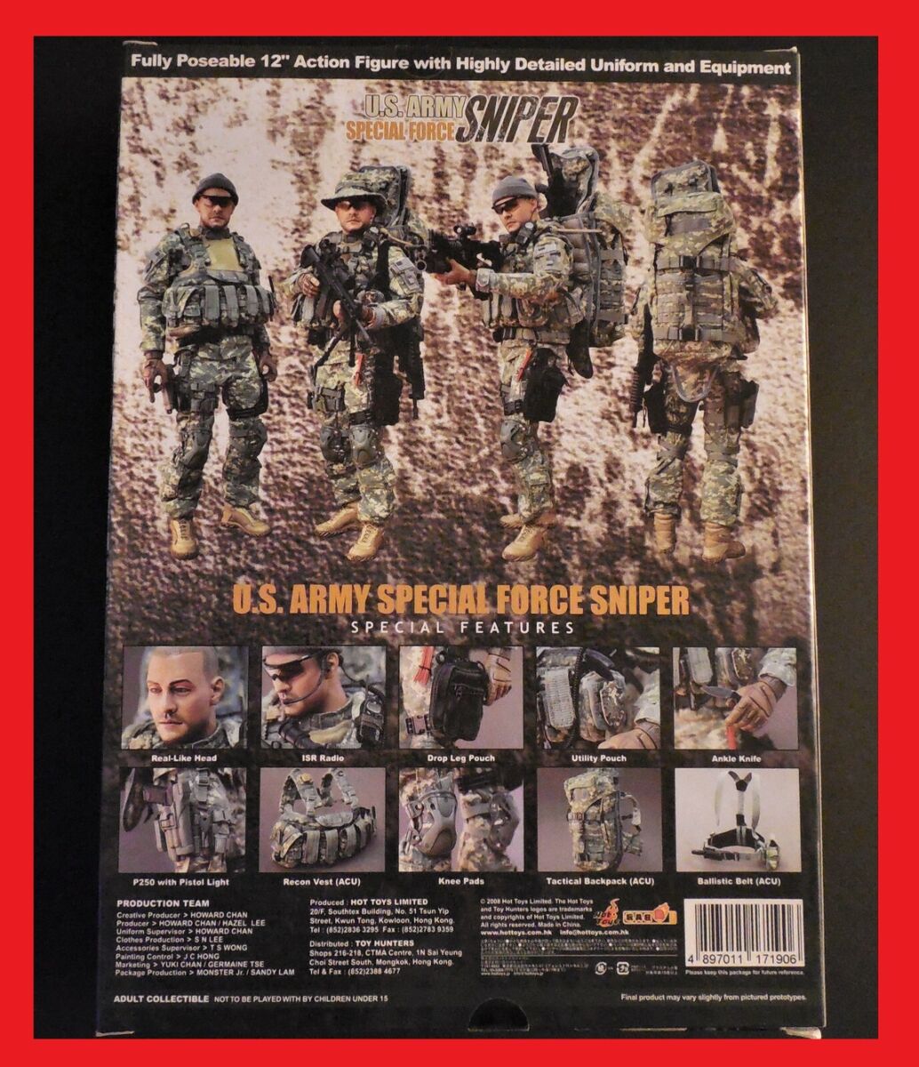1/6 HOT TOYS US ARMY SPECIAL FORCES SNIPER #080430 NEW | eBay 1/6 HOT TOYS US ARMY SPECIAL FORCES SNIPER #080430 NEW | eBay