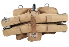 Valken V-TAC 4+1 Pod Tank Harness Paintball Pack Tan Tactical Pod Pack NEW