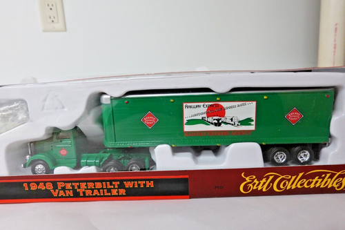 ERTL 4517 1948 PETERBILT WITH VAN TRAILER 1:87 SCALE N.I.B. - Picture 2 of 7