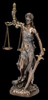 Justitia Figur - GöTtin Mit Waage - RöMische GöTtin Gerechtigkeit Veronese Deko