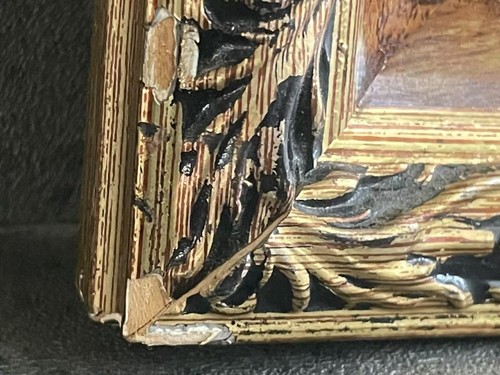 Paar Vintage ca.60er italienisches Arg.925 Sterlingsilber Relief Wandkunst Küste & Land - Bild 11 von 20