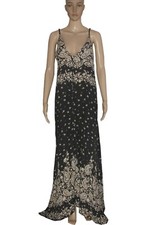 UO Urban Outfitters Ecote Printed Paisley Button Front Sleeveless Maxi Dress XL